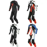 Dainese Lederkombi Laguna Seca 5 Perforiert Einteiler, WHITE/BLACK, 54