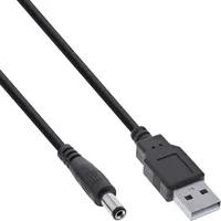 InLine USB DC Stromadapterkabel, USB A Stecker zu DC