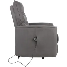 Duo Collection TV-Sessel DUO COLLECTION "Avila mit eletrischer Aufstehhilfe und Relaxfunktion", grau (anthrazit), B:78cm H:82cm T:90cm, Mikrofaser: 100% Polyester, Sessel, Taschenfederkern mit Stahlwellenunterfederung