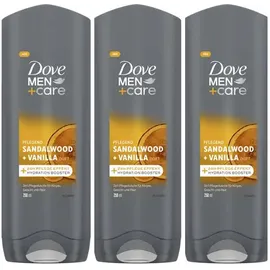 Dove Men + Care 3in1 Duschgel Sandalwood & Vanilla Duft 6 x 250 ml