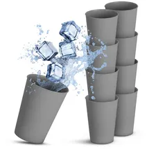 ProHome Becher 0,2 l Grau 8 St.