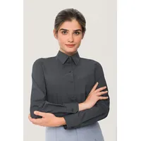 Hakro Bluse Mikralinar® anthrazit, 2XS