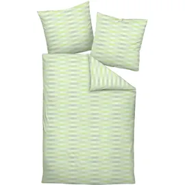 JANINE Carmen S Interlock-Jersey Grün 155 x 220 cm + 80 x 80 cm
