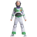 Disguise Disney Offizielles Deluxe Buzz Lightyear Kostüm Kinder, Toy Story Karneval Kostüm Kinder, Größe M