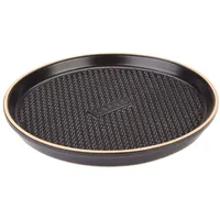 Römertopf 9036 06 BBQ Plancha rund Grillnoppen Black Edition Ø 31,5 cm