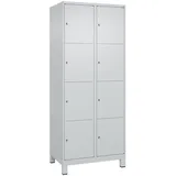 C+P Classic PLUS Garderobenschrank 1950x800x500 Lichtgrau