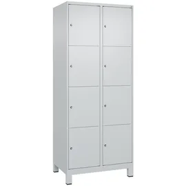 C+P Classic PLUS Garderobenschrank 1950x800x500 Lichtgrau