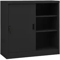 vidaXL Schrank mit Schiebetüren 0 x 0 x 0 cm Grau