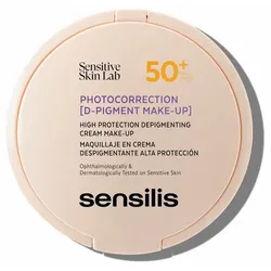 Make-up mit Feuchtigkeitseffekt Sensilis Photocorrection [D-Pigment Make-Up] No 02 Spf 50 10 g