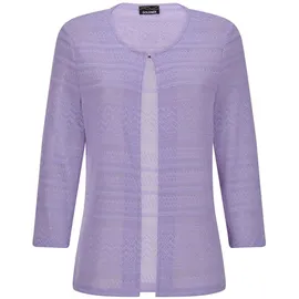 GOLDNER Shirtjacke mit Häkchenverschluss lila 38