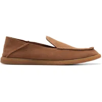 CLARKS Herren Clarkbay Step Flacher Slipper, Cola Suede, 47 EU