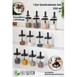 Jungengel Frischhaltedose transparent/weiß 350 ml 12-teiliges Set