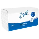 Kimberly-Clark Papierhandtücher SCOTT Control, 31,8 x 20 cm 6663 , 1 Palette = 36 Kartons à 15 Päckchen