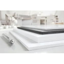 Transotype Leichtschaumplatten Foam Board - 700x1000mm - 10mm - Weißer Polystyrolschaum - 12St