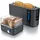 Arendo Langschlitz-Toaster Grau