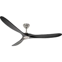 CasaFan DC Deckenventilator Eco Genuino BN-MS 180, Ventilator, Schwarz