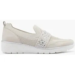 Komfort Slipper - Damen - beige