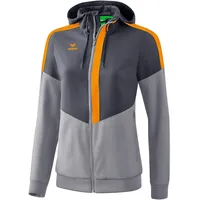 Erima Squad Tracktop Jacke mit Kapuze Damen - Slate
