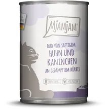 MjAMjAM DUO von Huhn & Kaninchen an Kürbis