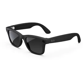 Ray Ban Ray-Ban Meta Wayfarer, Matt Schwarz, polarisiert Graphitgrau, AI Glasses