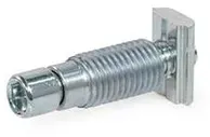 Automatikverbinder, Stahl, für Aluprofile (b-Baukasten), rechtwinklige Verbindung (23B-10S-R-SZ-4)