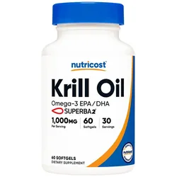 Nutricost Krill Oil Complex 1,000 mg (60 Weichkapseln)