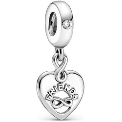 Pandora Charm Moments Freunde für immer Herz 799294C01 - silber