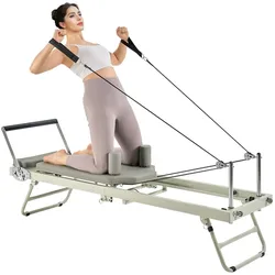 VEVOR Faltbare Pilates Reformer Pilates Maschine  Heim-Fitnessstudio 181kg