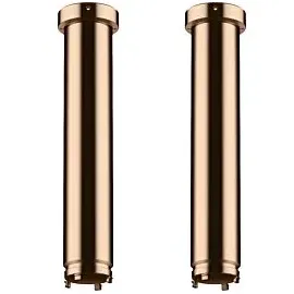 Hansgrohe AXOR ShowerSolutions Verlängerung Set 13603300 230 mm für Deckenbefestigung ShowerHeaven 1200/300 4jet, Polished Red Gold
