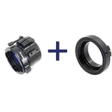 Professor Optiken Rusan Modular Adapter MAR für Wärmebild- und Nachtsichteräte - für Zieloptik/Zielfernrohr BZW. Vorsatzgerät (Wärmebildkamera/Nachtsuchtgerät) - robust & schussfest (57 mm Durchmesser)