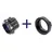 Professor Optiken Rusan Modular Adapter MAR für Wärmebild- und Nachtsichteräte - für Zieloptik/Zielfernrohr BZW. Vorsatzgerät (Wärmebildkamera/Nachtsuchtgerät) - robust & schussfest (57 mm Durchmesser)