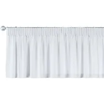 Dekoria Kurzgardine, mit Kräuselband Schal Gardine Dekoschal 390 x 40 cm, weiß