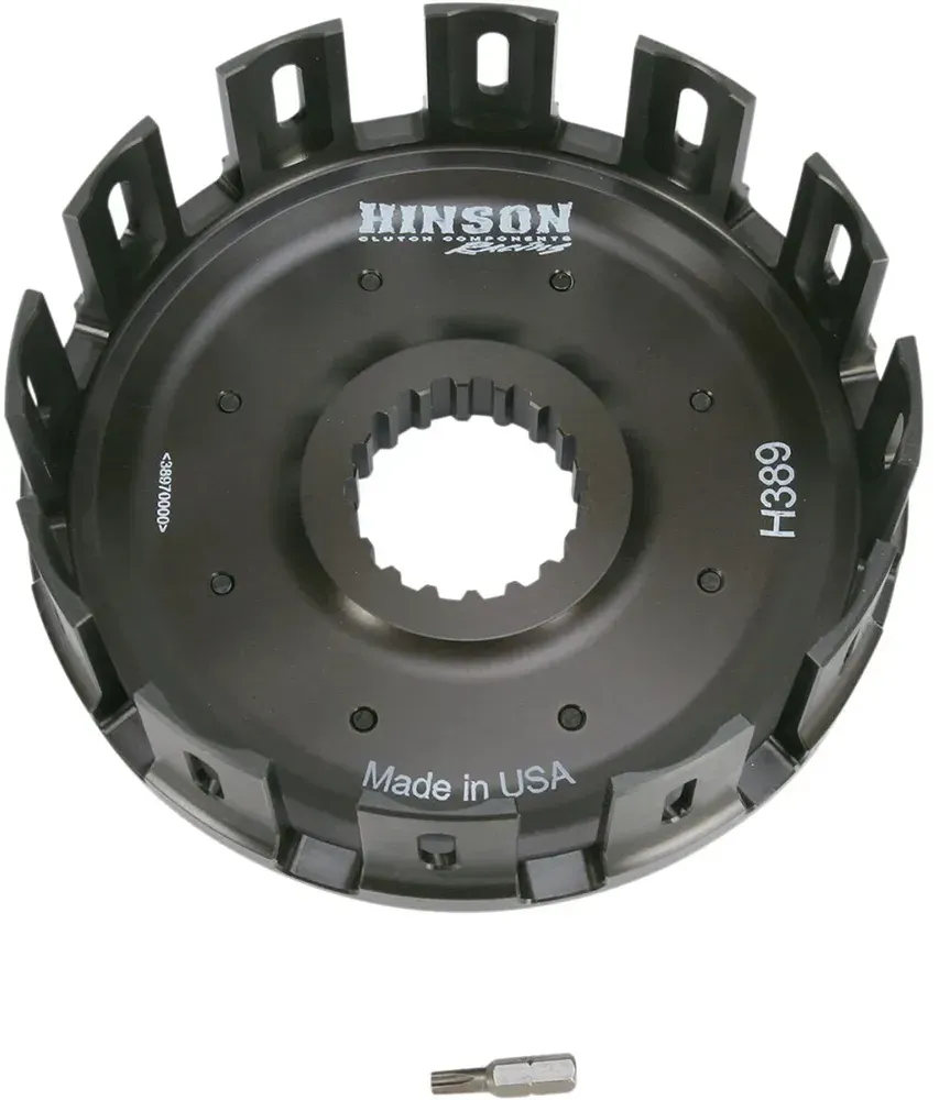 Hinson Racing Billetproof Hm Moto Crf 450 R 04-07/crf 450 R 04-07 Kupplungskorb - Akadized / Black - One Size