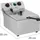 Royal Catering Elektro-Fritteuse - 10 L 3200 W Timer
