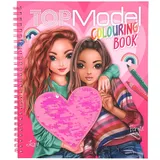 DEPESCHE 12977 TOPModel Malbuch mit Pailletten