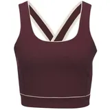 Copenhagen Studios Crop-Top Weinrot L
