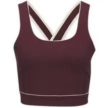 Copenhagen Studios Crop-Top Weinrot L
