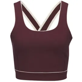 Copenhagen Studios Crop-Top Weinrot L
