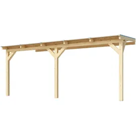 Weka Terrassenüberdachung 541 x 279 cm holz