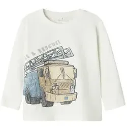 name it Langarmshirt Nmmdusty Cloud Dancer, 92