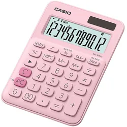 Casio MS-20UC-PK Taschenrechner Desktop Einfacher Taschenrechner Pink