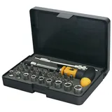 PROREGAL® Bit-Schraubendreher Schraubendreher bit- und Steckschlüsselsatz Set 42 Stück mit T-Bit-Hal