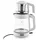 Mulex Tee Express 2-in-1 Teekocher & Wasserkocher aus Glas - 1L + 2L - Weiß