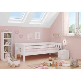 Erst-Holz Couchbett Modell 53 90 x 200 cm Kiefer massiv weiß