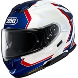 Shoei GT-Air 3 Realm, Integralhelm - Dunkelblau/Weiß/Rot - XL