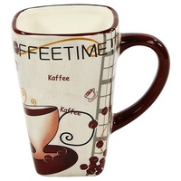 Neuetischkultur Kaffeebecher Coffeetime, eckig Dolomite eckige Form