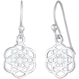 Nenalina Ohrringe 925 Sterling Silber Blume, Ornament in Silber | Gr.: onesize