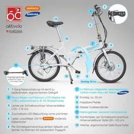 aktivelo Kardani 20 Zoll weiß