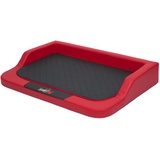 Sales Core Orthopädisches Hundebett Hundekissen - Lux Rot - XL: 94 x 62 x 15 cm Große und Mittelgroße Hunde Hundekorb Orthopädisch Hundekörbchen Kunstleder