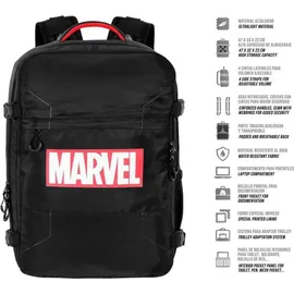 Karactermania Marvel Comics Large Mercury 47x23x33 Cm Rucksack Schwarz Schwarz One Size - Schwarz